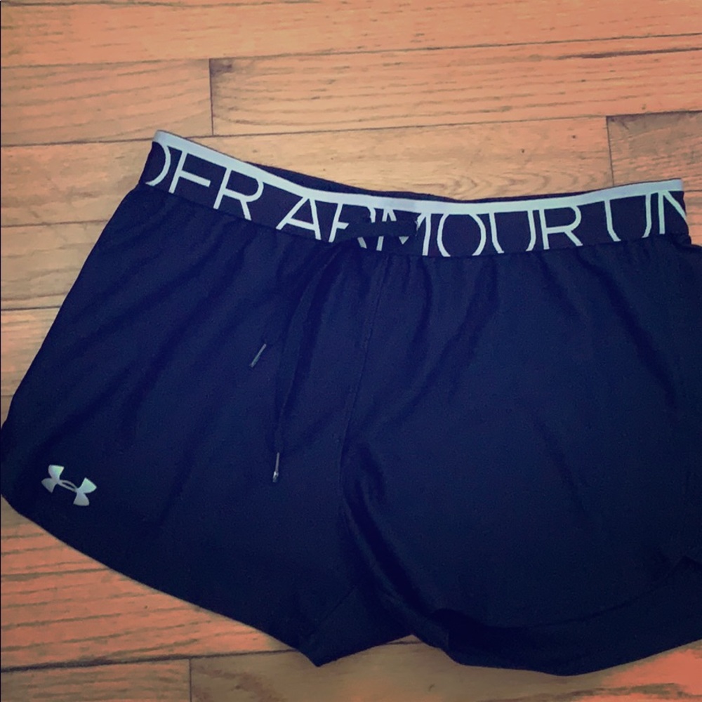 Black under armour running shorts. - Picture 1 of 1
